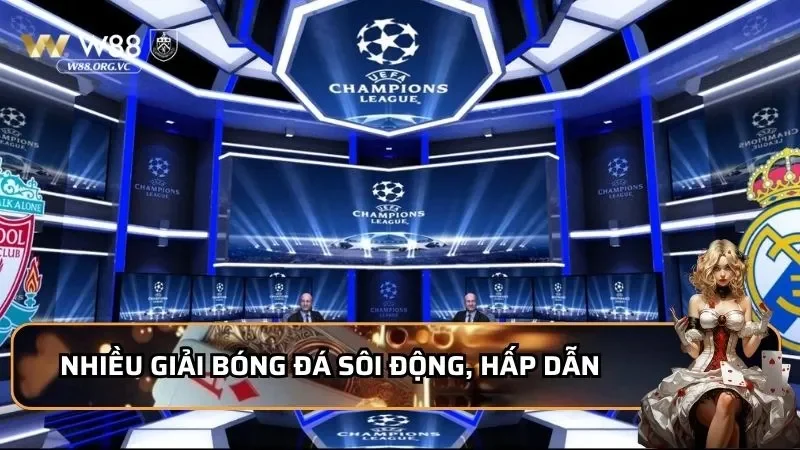 Nhiều giải bóng đá sôi động, hấp dẫn