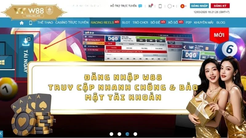 Đăng nhập W88